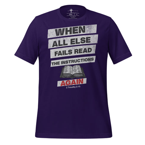 When All Else Fails Christian Bible Verse T-Shirt